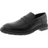 Clarks Burchill Penny, Mocassino Basso Uomo, Pelle Nera, 45 EU