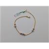 BRACCIALE DA DONNA A MAGLIA IN ORO GIALLO , BIANCO E ROSA 18KT 2,8 GR (4816)