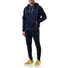 Champion Legacy Sweatsuits - Maxi-logo Storm Fleece Hooded Full Zip Tuta sportiva, Blu Marittimo, XXL Uomo FW23