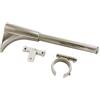 Gardinia Supporto a Muro Universale, incl. Adattatore ad Anello o a T, Attacco a Parete, per bastoni per Tende, Linea Memphis