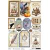 Carta di Riso Wizard Academy labels A4