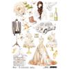 Carta di Riso Wedding elements A4