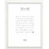 Deknudt Frames Cornice portafoto in Legno, Modello Base, Legno, Bianco/Beige, 30 x 40 cm, bianco / beige