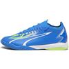 PUMA Match It, Scarpe da Calcio Uomo, Ultra Blu Bianca PRO Verde, 37.5 EU