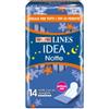 Lines Idea Notte Assorbenti ipoallergenici con ali ripiegate 14 pezzi