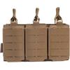 EXCELLENT ELITE SPANKER Nylon Singolo/Doppio/Triplo Caricatore Pouch Portacaricatore, Sacchetto Di Mag Molle per M4/M16/AR/AK (Doppio,MC)