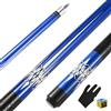 ASMPCUE Stecca da Biliardo da 58 Pollici Hardwood Pool Cue 13 mm Punte per Giocatori di Biliardo Professionisti, 1/2 Stecche per Biliardo Tavolo Sport, Modello-Rosso