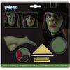 Boland 45081 - Kit da strega con trucchi, spugnetta, pennelli e naso finto