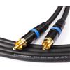 Neutrik, Van Damme Spdif Digitale Audio Video Cavo Coassiale Rca a Van Damme 75ohm Blu