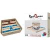 Q REAL QUEEN - Gioco da tavolo astratto versione Elegant con biglie in vetro Premium