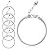 Abeillo 6 braccialetti a catena a serpente per creazione di gioielli (16 cm)