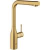 Grohe PRONTA CONSEGNA - SPEDIZIONE IMMEDIATA Grohe Essence 30 270 GN0 Miscelatore monocomando cucina con doccetta estraibile verso il basso a 2 getti finitura Oro - Oro spazzolato - 30270GN0