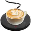 Fangehong Scalda Tazze da Caffè Intelligente con 2 Impostazioni di Temperatura, Sottobicchiere Riscaldato Elettrico Spegnimento Automatico 8 Ore, Scaldatazze Fino a 55 ℃ per Latte Bevande Caffè Tè (Nero)