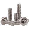 BOZONLI Viti a Macchina Torx Bulloni a Testa Tonda Viti Bulloni Inox, M2.5×6mm,100 pcs