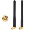 Eightwood Antenna 433MHz Omnidirezionale Connettore SMA Angolo Retto 2 Pezzi