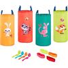 B. toys - 3 Giochi all'aperto per Bambini - Sacchi da Corsa e Fasce da Corsa a 3 Gambe - Gioco dell'uovo e del Cucchiaio - Giochi per Feste di Compleanno - 5 Anni +
