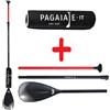 AQUA MARINA Set - pagaia Aqua Marina Sports III + floater - barva: nero