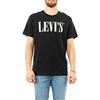 Levi's Relaxed Graphic Tee, T-shirt Uomo, Srt Serif Black, XS