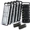 NICREW Cartucce filtranti di Ricambio (6-Pack) per Filtro per Acquario Slim con spugne di aspirazione (2-Pack)