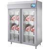 D.L. SERVICE Armadio stagionatore con capacità da 1400 litri - N. 2 porte a vetro
