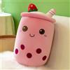 DAWRIS Animale in peluche Bubble Tea 25 cm - Giocattolo cuscino tazza di tè al latte - regalo di compleanno cuscino