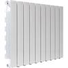 Fondital V693AM04410 Radiatore in alluminio pressofuso Blitz Super B4, 600 mm, 10 elementi, bianco