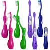 Dental Aesthetics 8 spazzolini da denti per bambini - confezioni grandi, spazzole pieghevoli manuali per bambini, conigli, viaggi