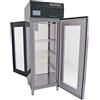 D.L. SERVICE Armadio stagionatore da 700 litri - Porta a vetro su due fronti