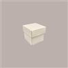 LUCGEL 10 Pz Scatola in Carta Seta Bianco con Coperchio Ideale per Piccoli Articoli Regalo 50x50x50mm