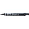 Pentel Confezione da 3 pennarelli Pentel indelebili N50, colore nero, punta proiettile, tratto da 1,5 a 2 mm. N50-A.