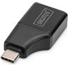 DIGITUS USB-Type-C-Adapter,USB-C to HDMI Type-A, 4K@ 30HZ 4K@ 30Hz, aluminum - housing, black