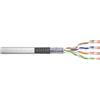DIGITUS CAT 5e SF-UTP patch cable, raw 100 m, paper box, AWG 26/7, PVC, simplex, grey