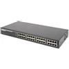 DIGITUS Gigabit Ethernet PoE+ Injector Hub, 802.3at, 10G 16-port, Power Pins:3/6(+), 1/2(-), 250W