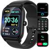 IFMDA Smartwatch Uomo Donna Chiamate, compatibile con Alexa, Schermo TFT 1.8'' IP68 Impermeabile Smart Watch, Cardiofrequenzimetro Da Polso 100+ Modalità Di Allenamento, Orologio Digitale, per Android Ios