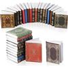 NQEUEPN 51 Pezzi Libri in Miniatura, Scala 1:12 Mini Libri per Casa Delle Bambole Assortiti Senza Tempo Decorazione per Case Delle Bambole Natale Giochi di Finzione Giocattolo per Ragazzi e Ragazze