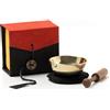 Klangschalen-Center Campana tibetana, mini set regalo con scatola colorata -5078-