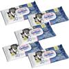 Baroni Home Salviette Detergenti Profumate per Cani e Gatti XXL, Salviette Delicate al Talco Maxi Formato 30x20 cm con Clorexidina e Olio di Mandorla, 100 Salviette