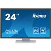 iiyama ProLite Monitor PC 60,5 cm (23.8') 1920 x 1080 Pixel Full HD LCD Touch screen Multi utente Bianco