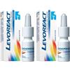 Levoreact Spray Nasale Antistaminico per Allergia Riniti Allergiche e Naso che Cola 2x10 ml nasale