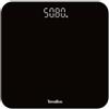 TERRAILLON - Bilancia Pesapersone Digitale TSQUARE NERO- Compatto e ultra piatto 26 cm x 26 cm - Vassoio vetro-ampio schermo LCD-capacità 180 kg - Graduazione 100 g - Nero