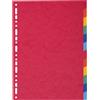 EXACOMPTA SEPARATORE A4 A 12TACCHE in CARTONCINO RICICLATO 220gr FOREVER