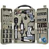 Tradespro Trades Pro Air Tool e kit di accessori, 71 pezzi, chiave a percussione, cricchetto pneumatico, smerigliatrice, martello pneumatico, raccordi per tubi flessibili, custodia - 836668