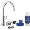 GROHE BLUE PURE EUROSMART DEPURATORE STARTER KIT CROMATO 2 in 1