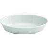TOGNANA 25 cm x 16 cm x 6 cm PL-Cuoco pirofila Ovale, Bianco