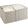 WENKO Scatola riponimento Soft Box Balance S - Scatola portaoggetti per cassetti con finestrella, Polipropilene, 30 x 20 x 40 cm, Tortora
