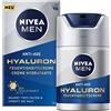 Nivea Men, Crema viso Anti-Age Hyaluron, idratante, per uomo, 50 ml, con SPF 15, leviga anche le rughe profonde, a rapido assorbimento, con acido ialuronico