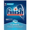 Finish Classic Regular - Compressa per piatti da 100 pezzi, rimuove le macchie ostinate