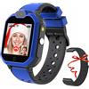 PTHTECHUS Orologio Smartwatch per Bambini, 4G GPS Telefono Smartwatch Intelligente per Ragazza e Ragazzo con Video Chiamata, WIFI, Fotocamera, SOS, Smart Watch Bambini 5-12 Anni Regalo