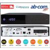 Decoder ab-com pulse 4k con tuner satellitare dvb-s2x multistream, lettore  smartcard, slot cam per tivusat 4k - abcom-pulse-4k-mini 