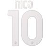 NENCINI SPORT DEKOGRAPHICS FIORE 24 STAMPA NICO 10 JR Ufficiale Giocatore